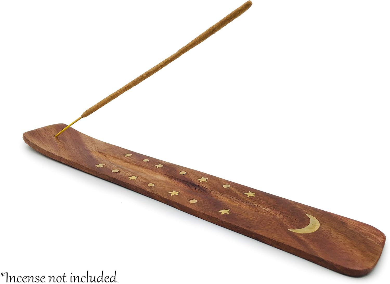 Moon and Stars Incense Holder - Celestial Design for Single Stick