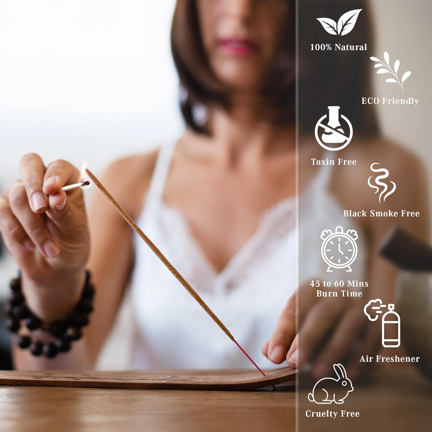 Karma Pledge Sandalwood Incense Sticks 40 Pack