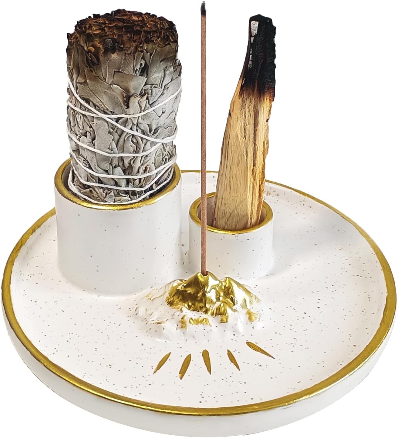 5 in 1 Palo Santo Holder for Meditation and Yoga