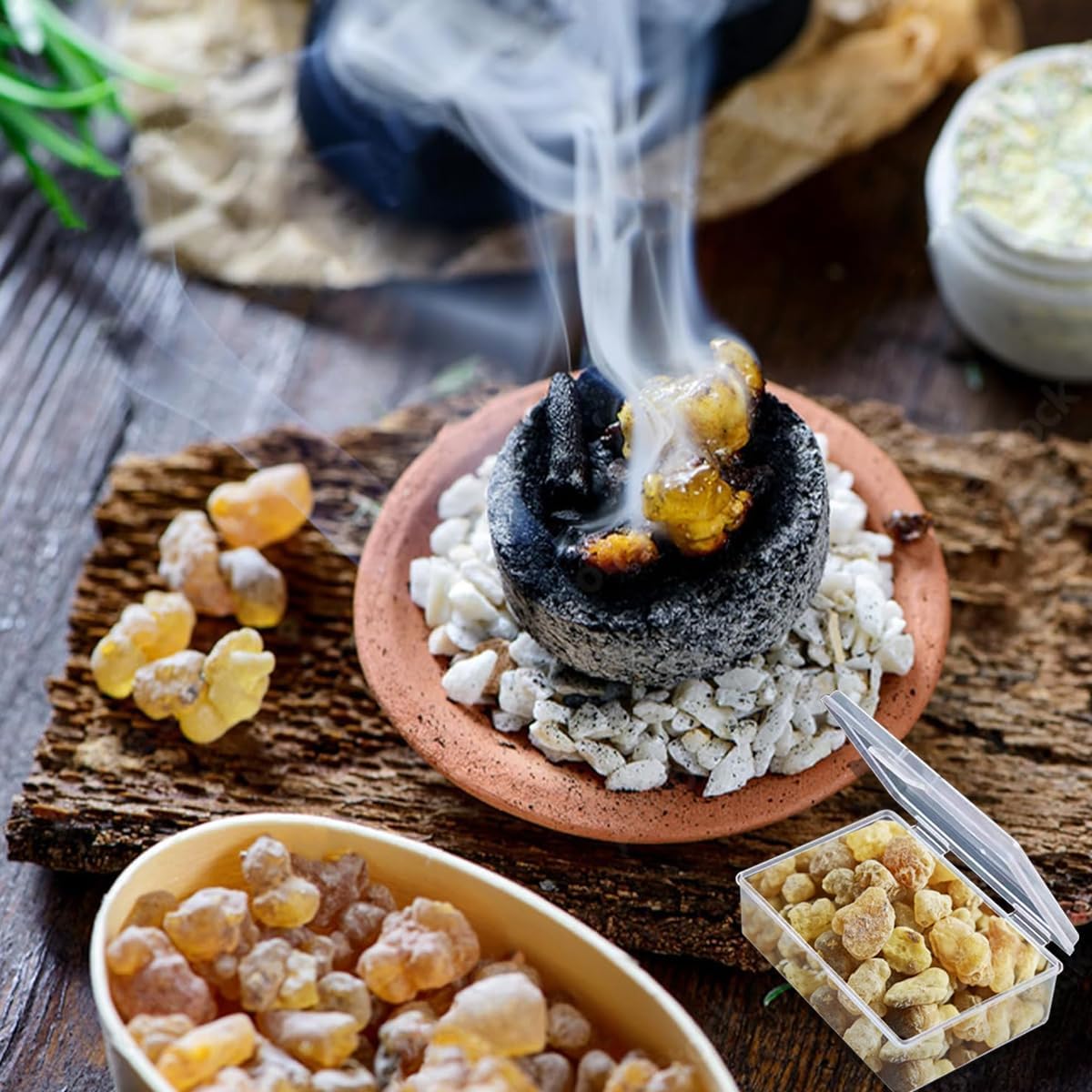 Premium Natural Frankincense Incense 150g for Worship and Home Use