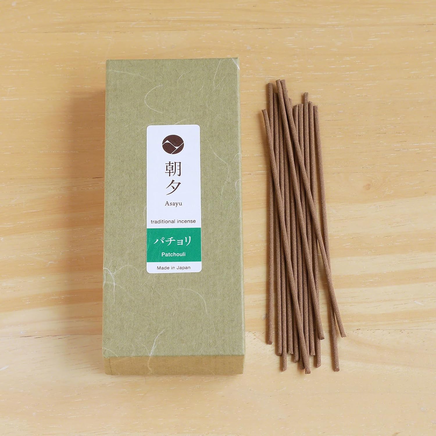 Asayu Japan Patchouli Incense Sticks 40gr for Relaxation and Meditation