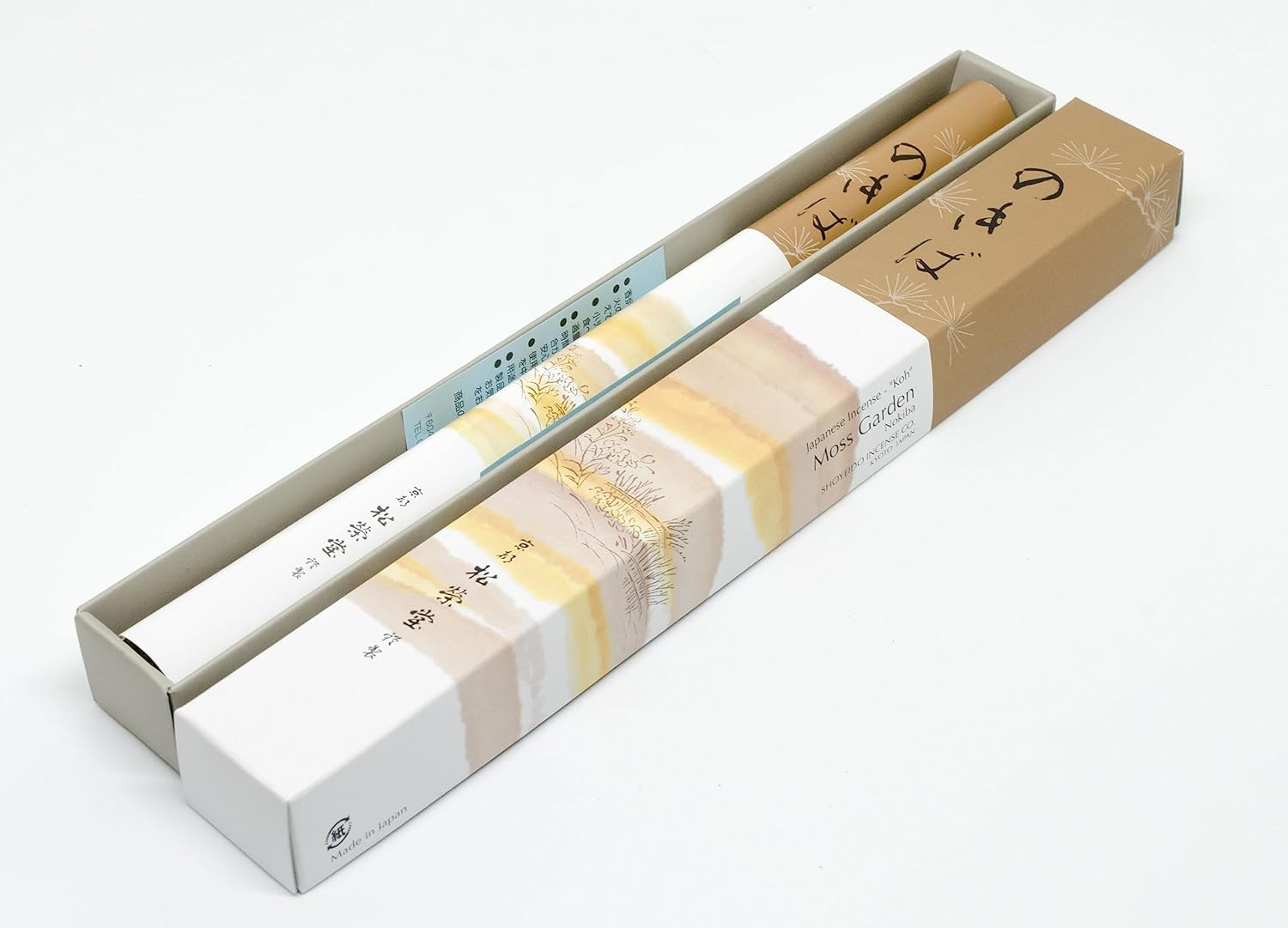 Shoyeido Moss Garden Incense 80 Sticks Nokiba