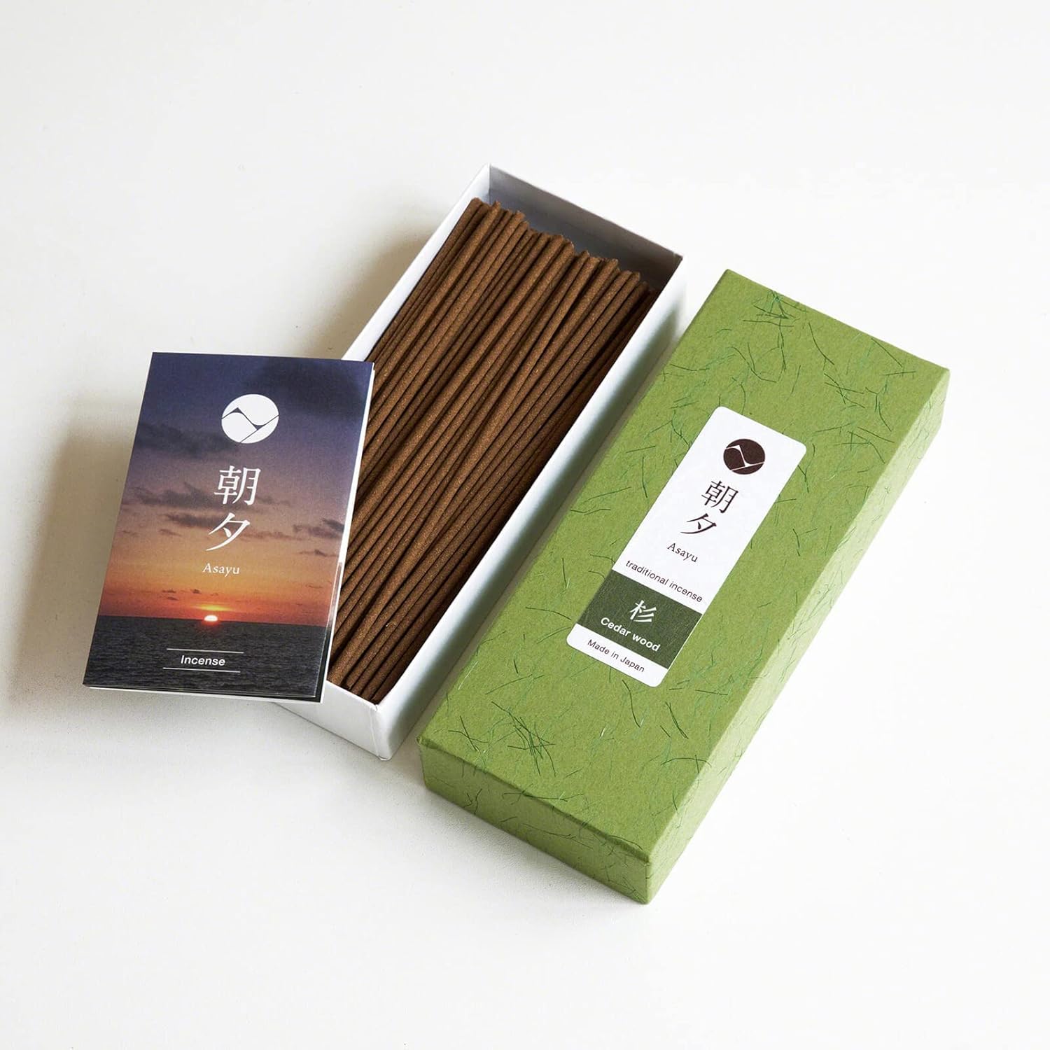 Asayu Japan Cedar Wood Incense Sticks for Meditation and Relaxation
