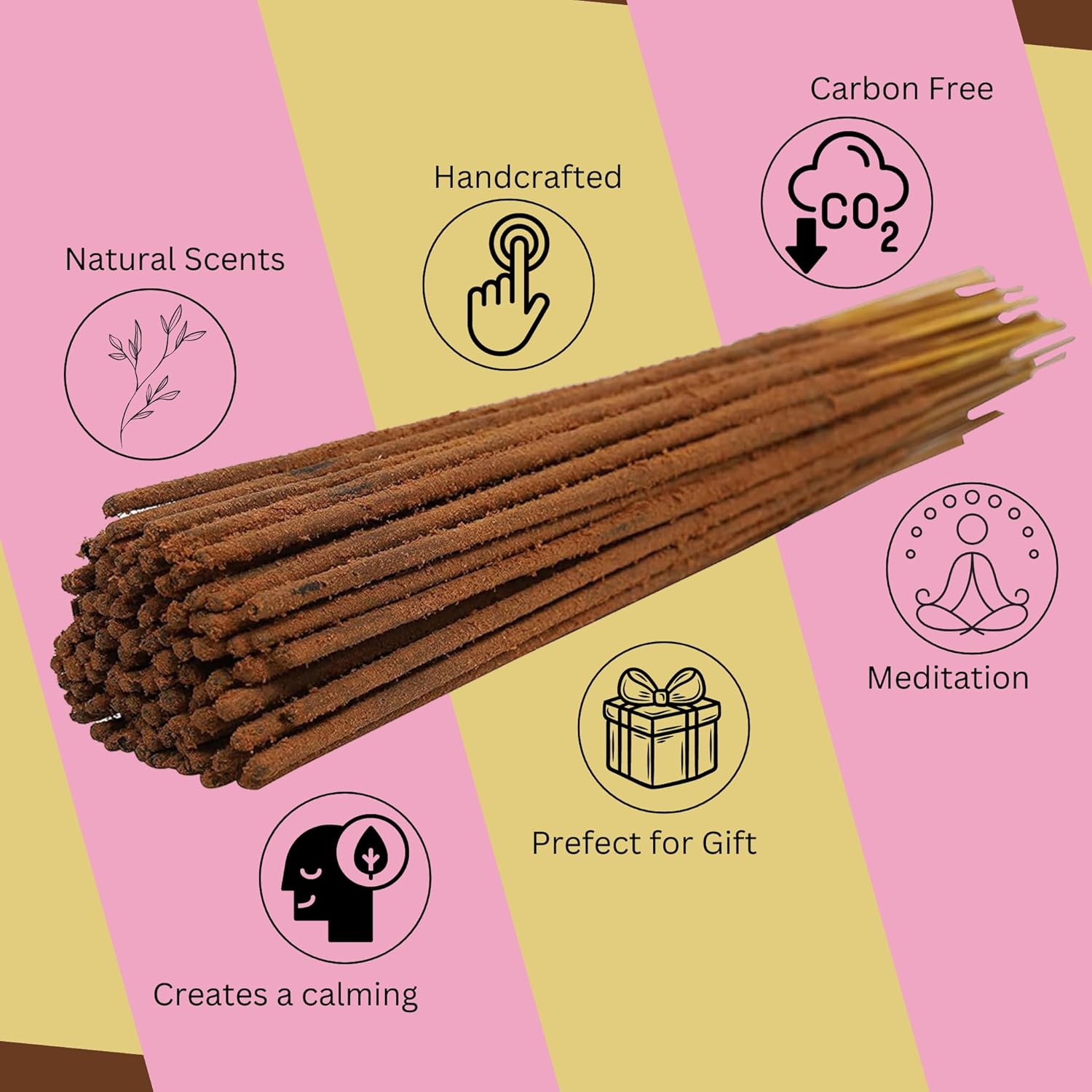 Bless Frankincense and Myrrh Natural Handmade Incense Sticks 500 Sticks