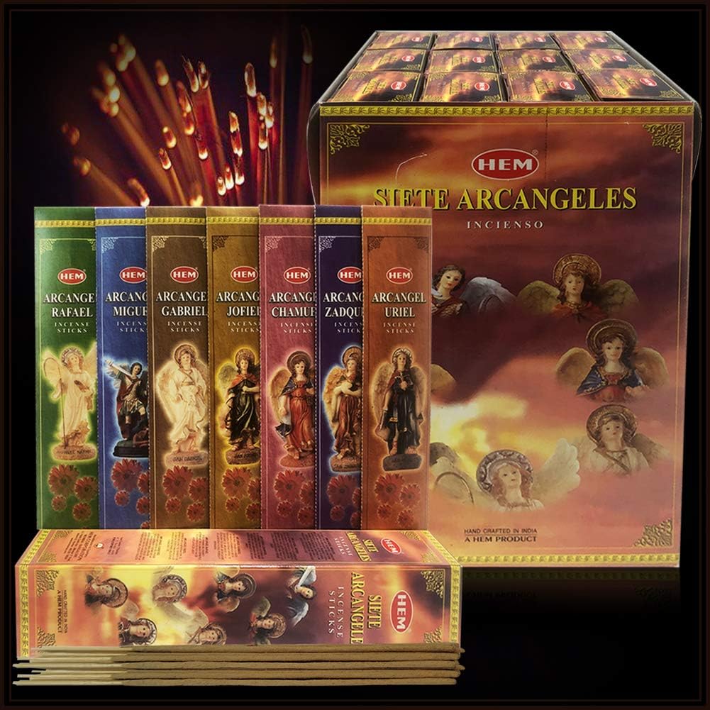 7 Archangels Incense Sticks and Holder Bundle