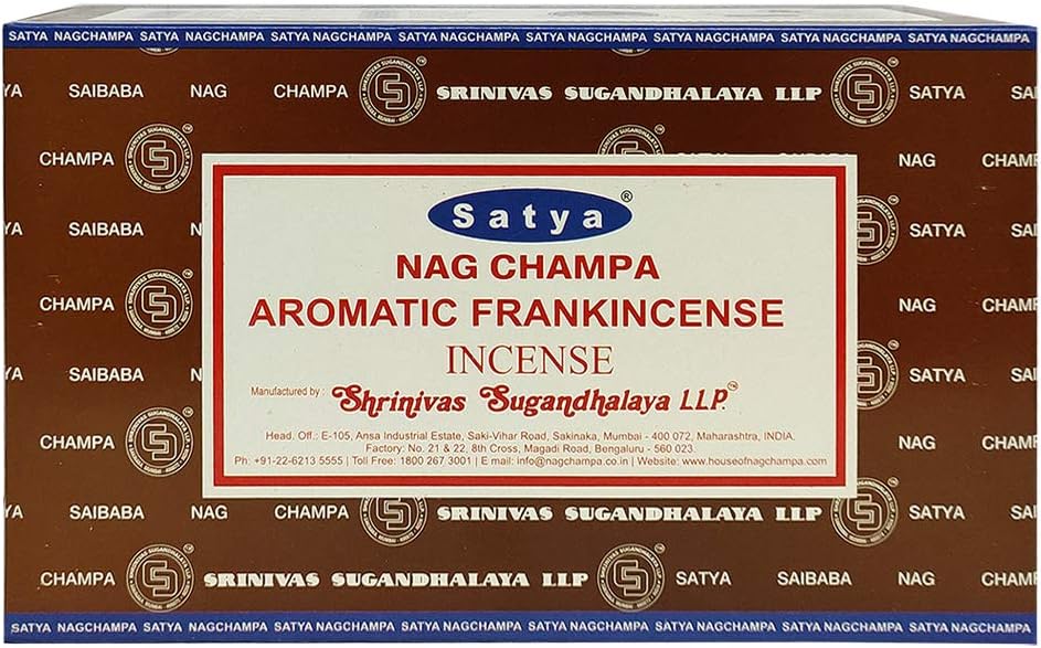 Aromatic Frankincense Incense Sticks and Holder Bundle