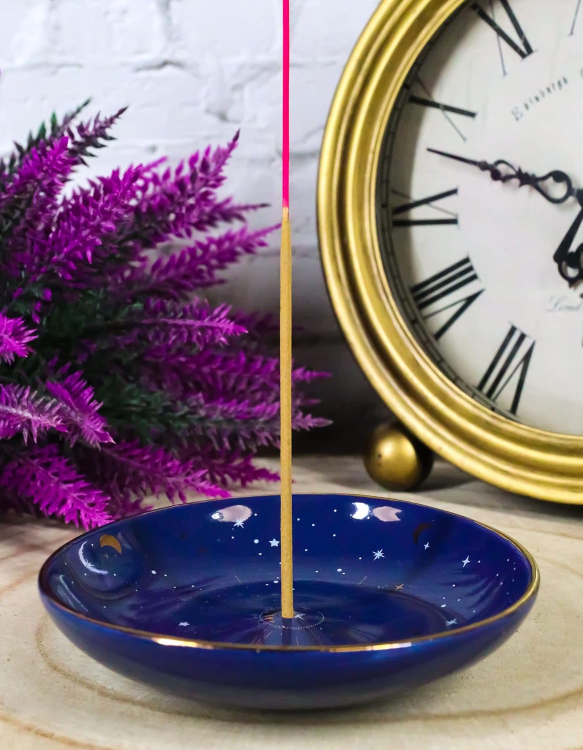 Mystic Starry Sky Incense Holder Ceramic Decor
