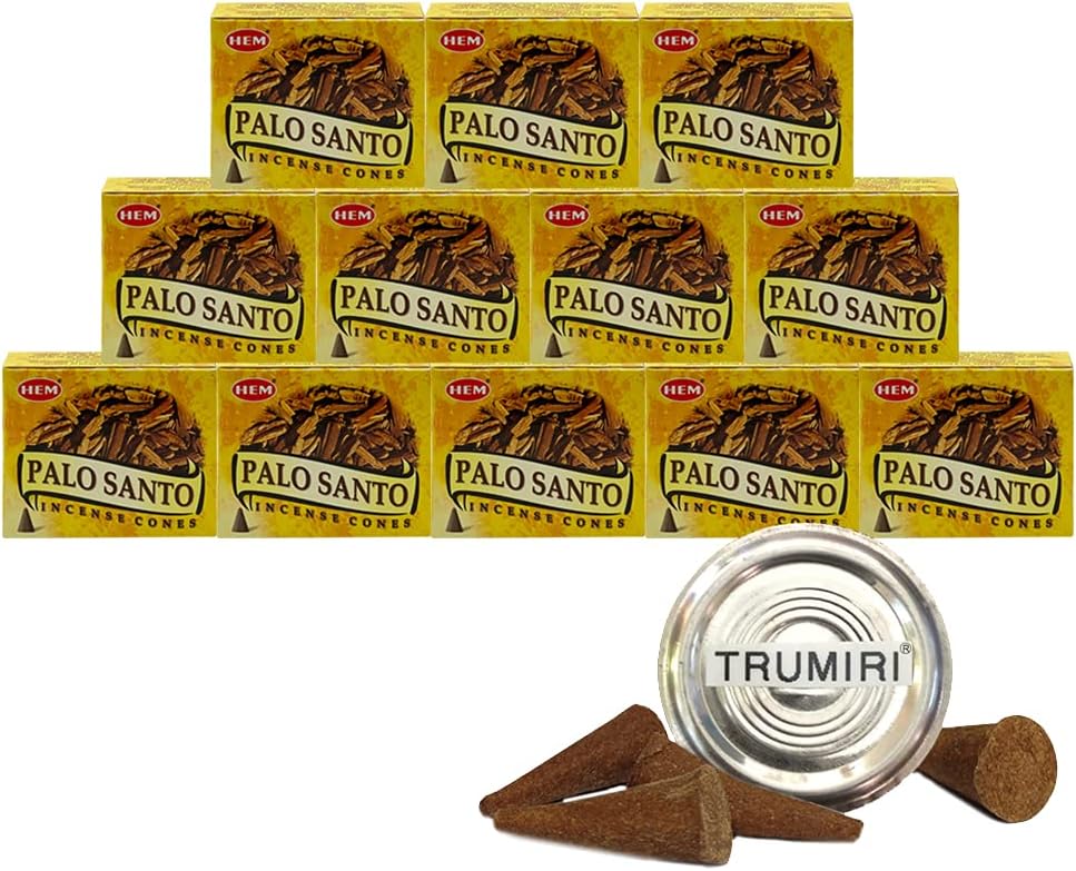 TRUMIRI Palo Santo Incense and Burner Holder Bundle