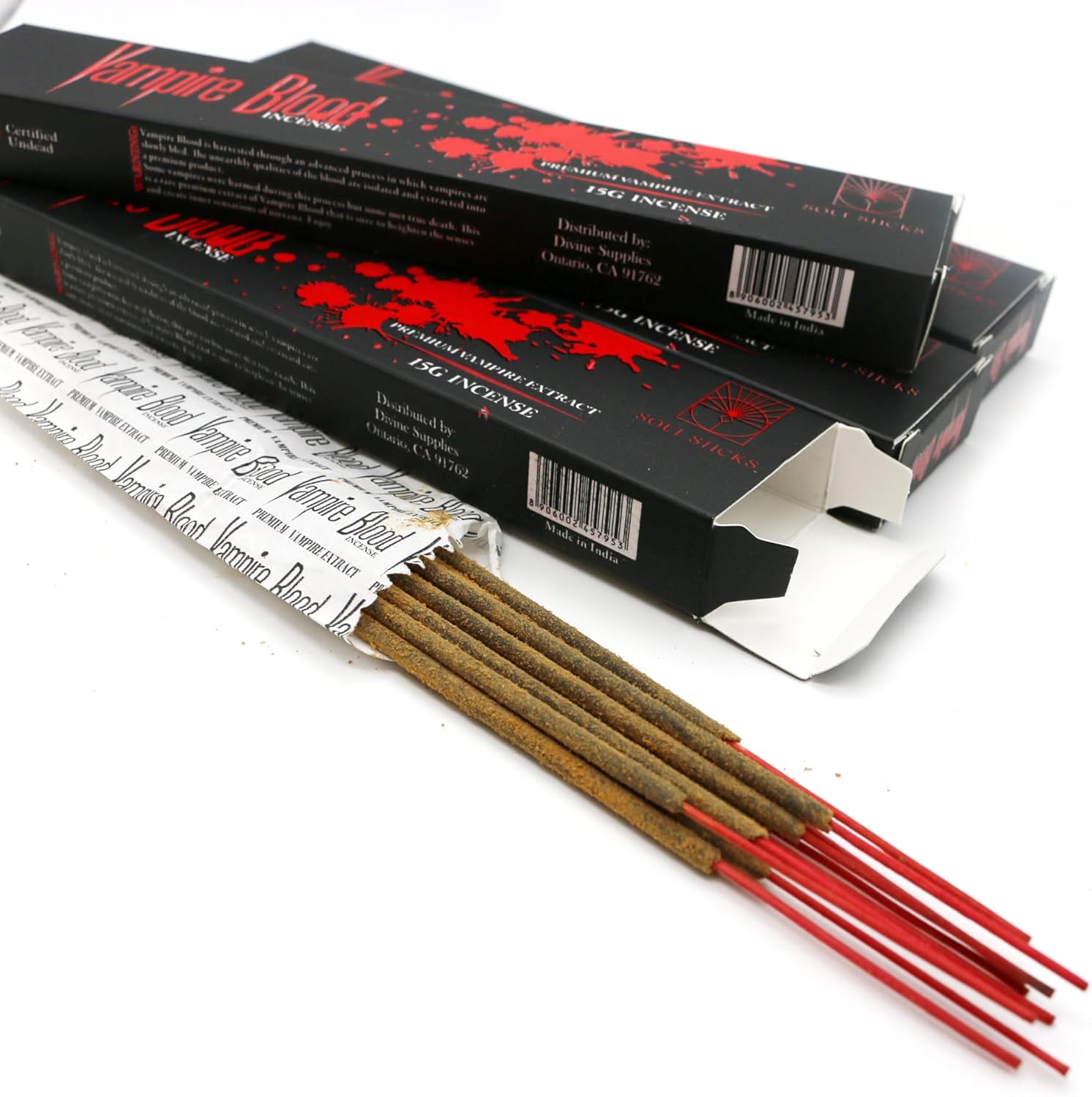 Soul Sticks Vampire Blood Incense Sticks 12 Pack
