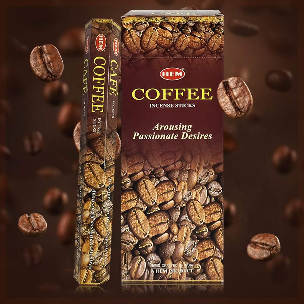 TRUMIRI Coffee Incense Sticks and Holder Bundle