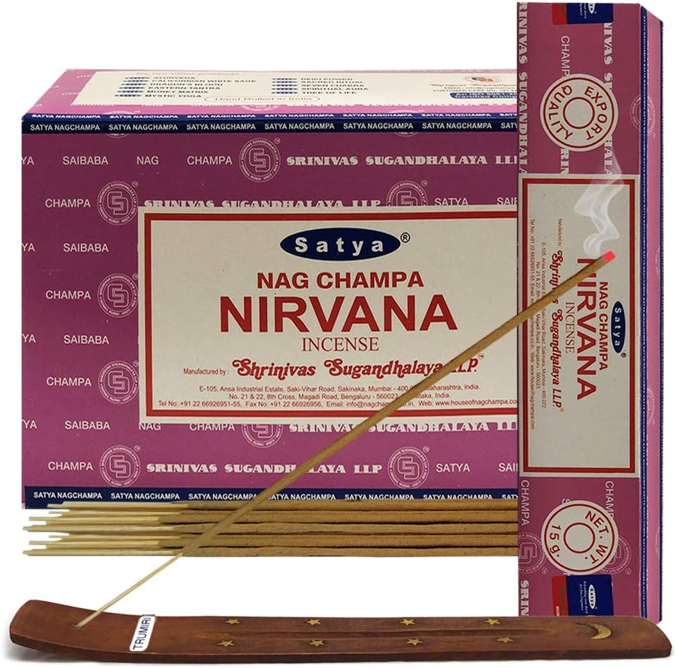 TRUMIRI Nirvana Incense Sticks and Holder Bundle