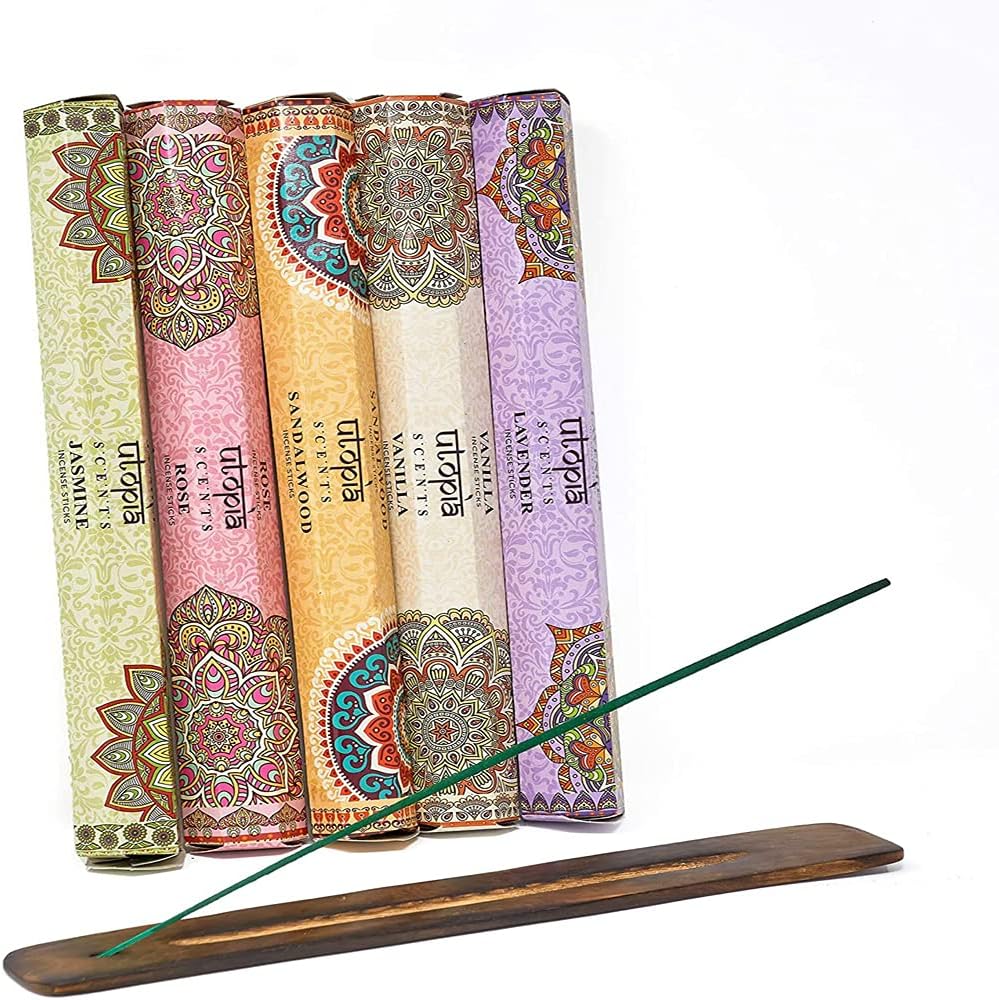 Utopia Scents Premium Incense Sticks Gift Pack 75 Sticks