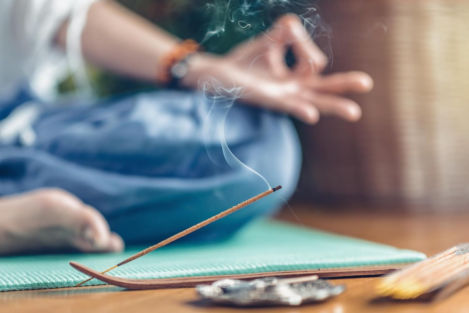 Moon and Stars Incense Holder - Celestial Design for Single Stick