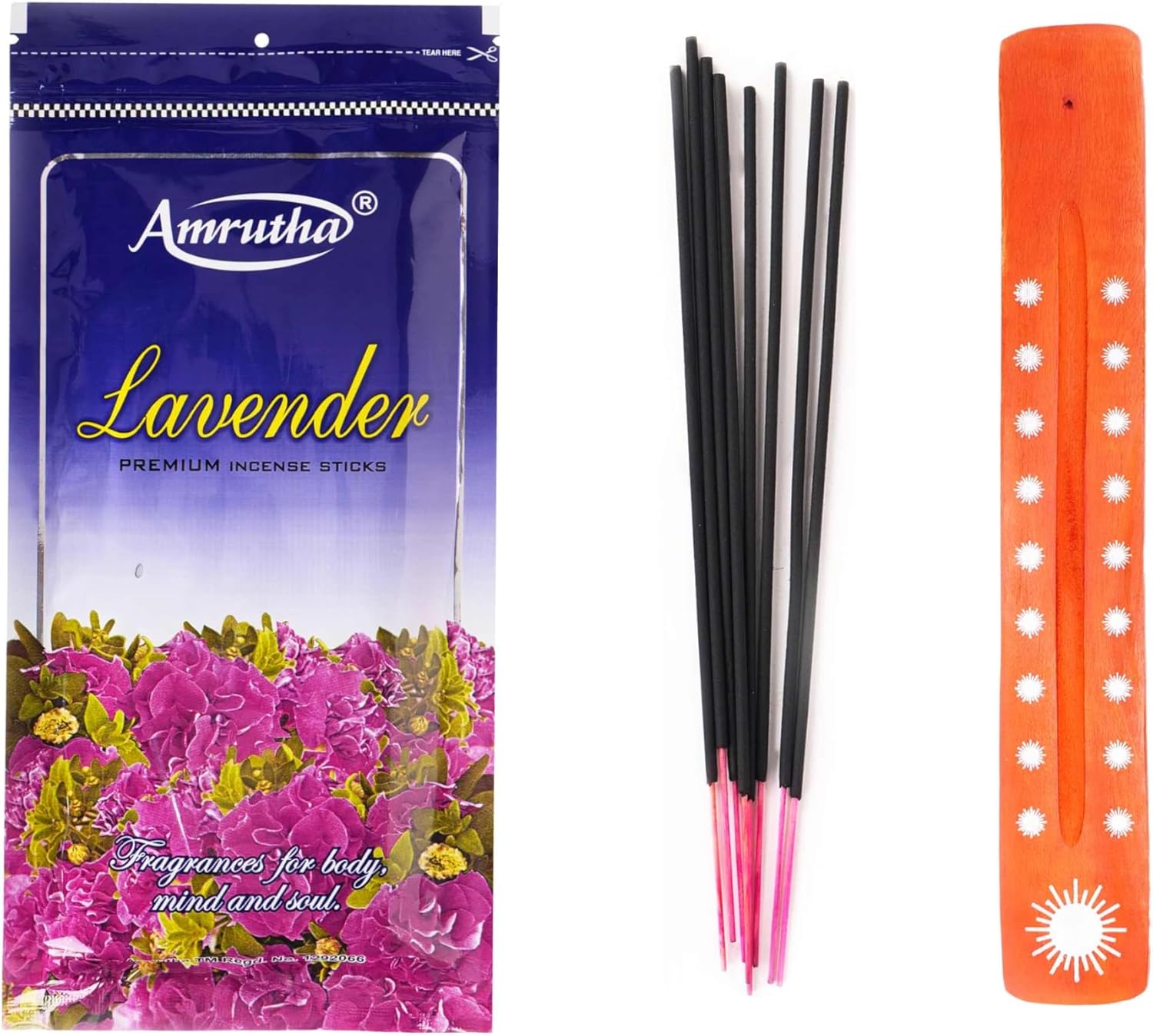 Hashcart Lavender Incense Sticks 120g With Holder