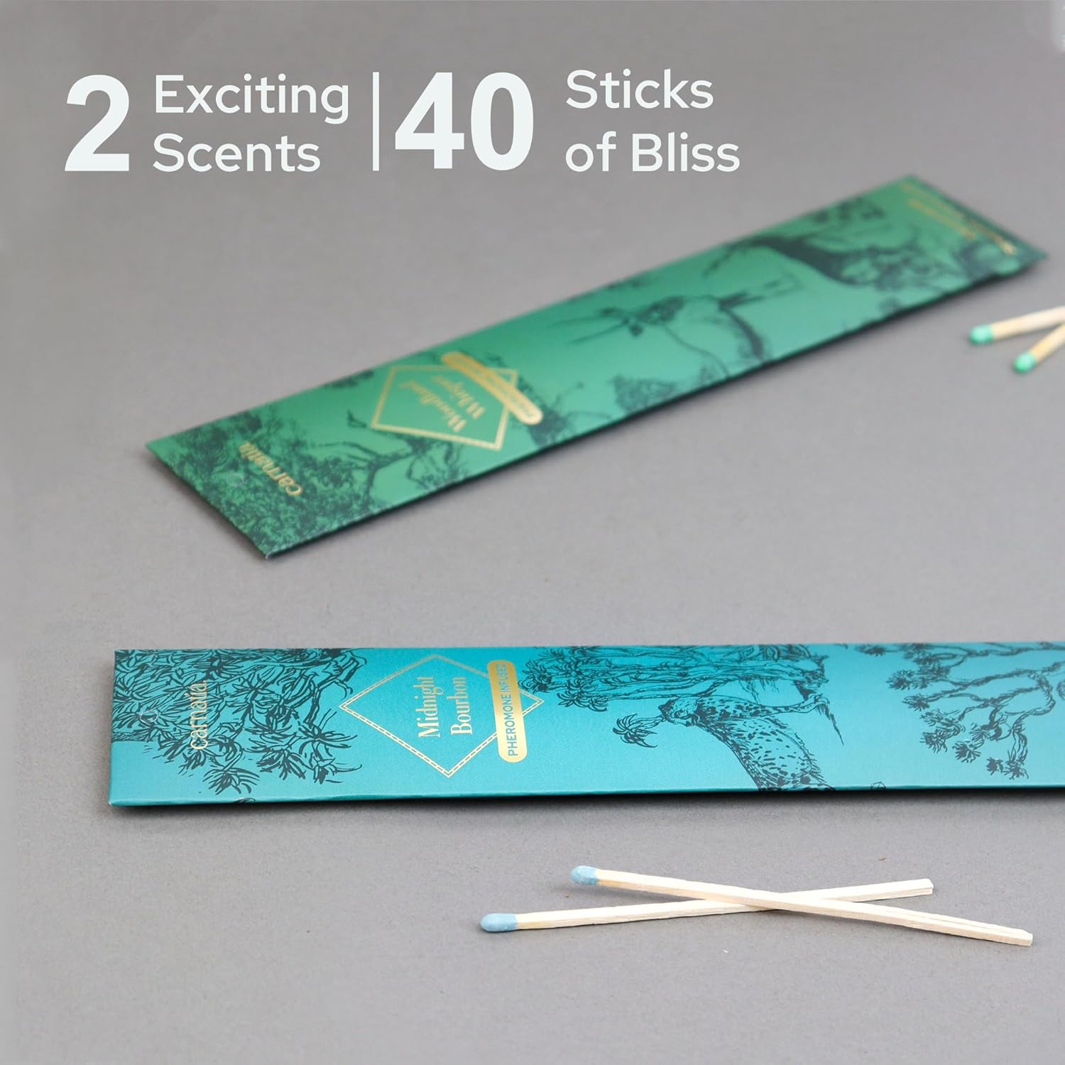 Carnatia Man Cave Incense Set - 2 Pheromone-Infused Scents