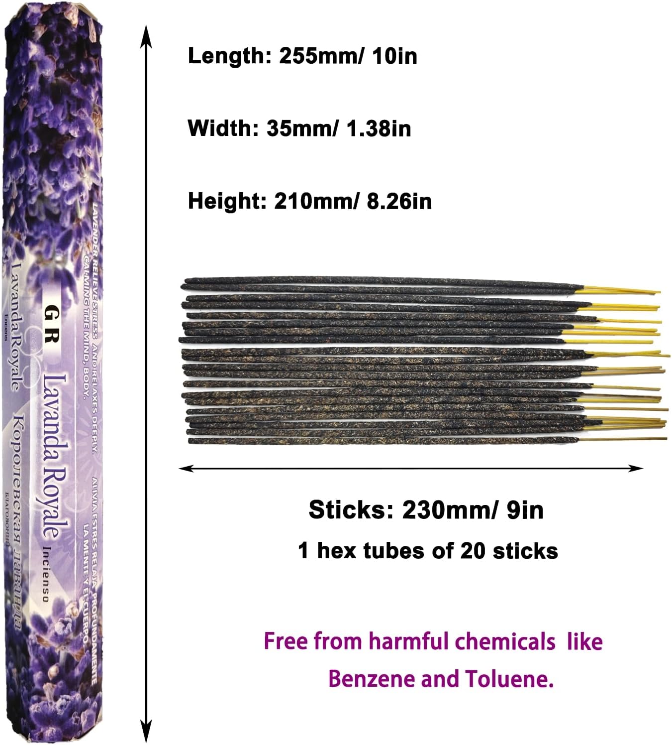 AMASSIVEROCK Lavender Incense Sticks 30gms Each