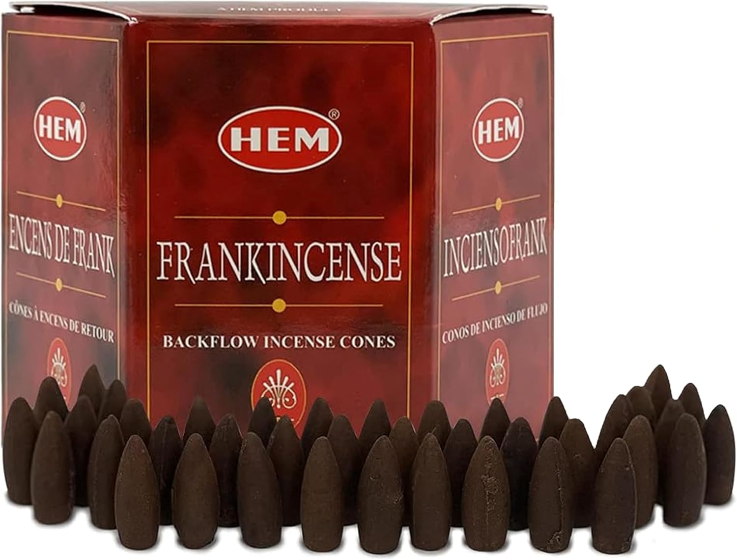 Frankincense Backflow Incense Cones for Aromatic Smoke Fountain