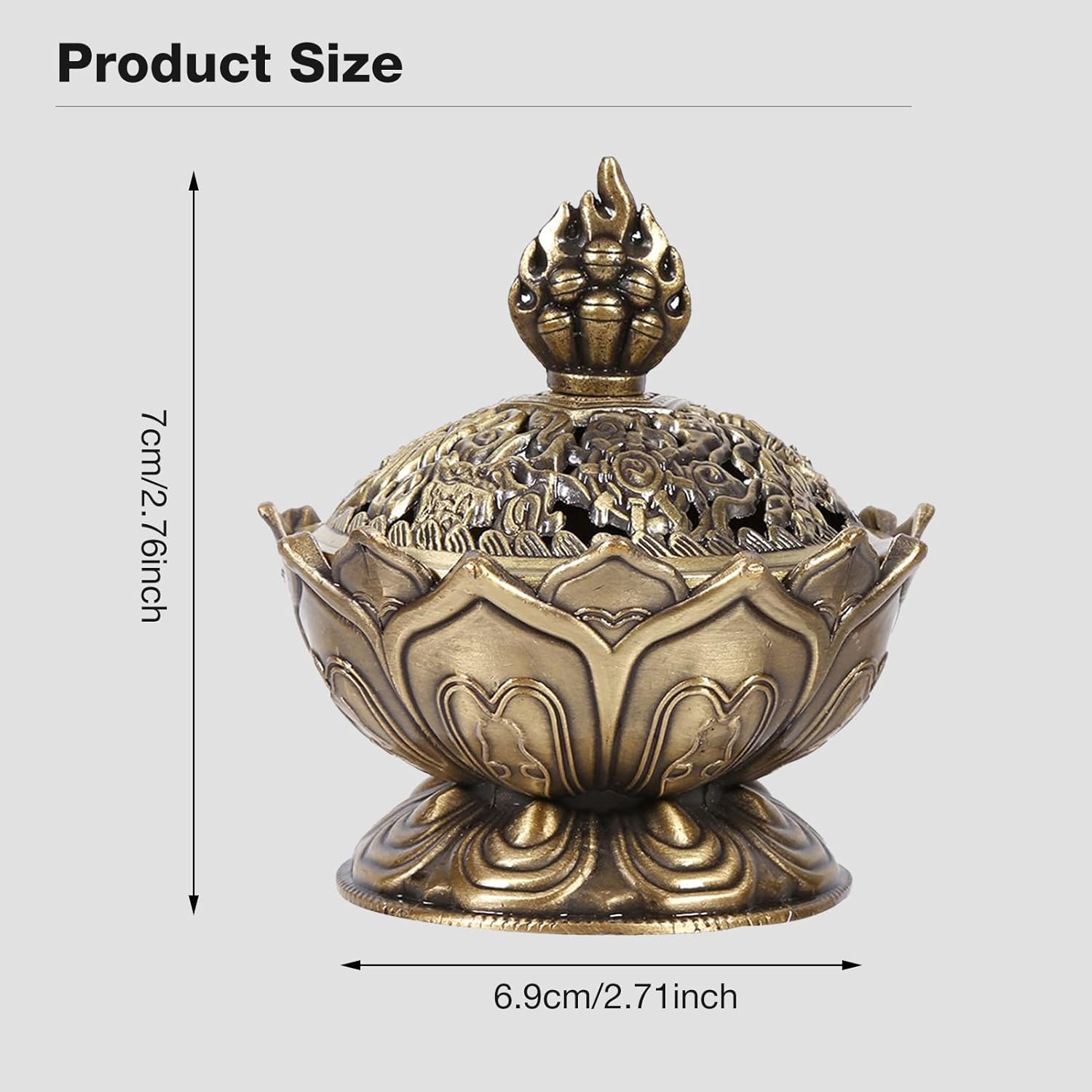 Eboxer 2 Colors Incense Holder Elegant Design