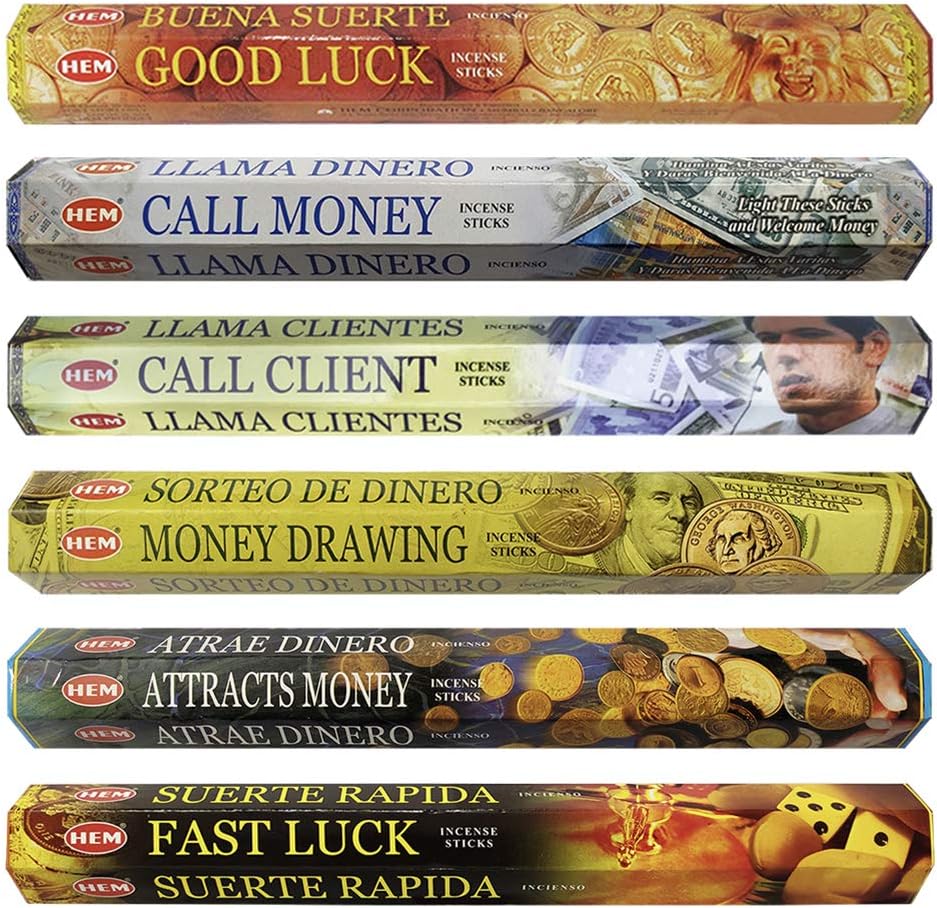 Hem Incense Sticks Variety Pack with Holder 1