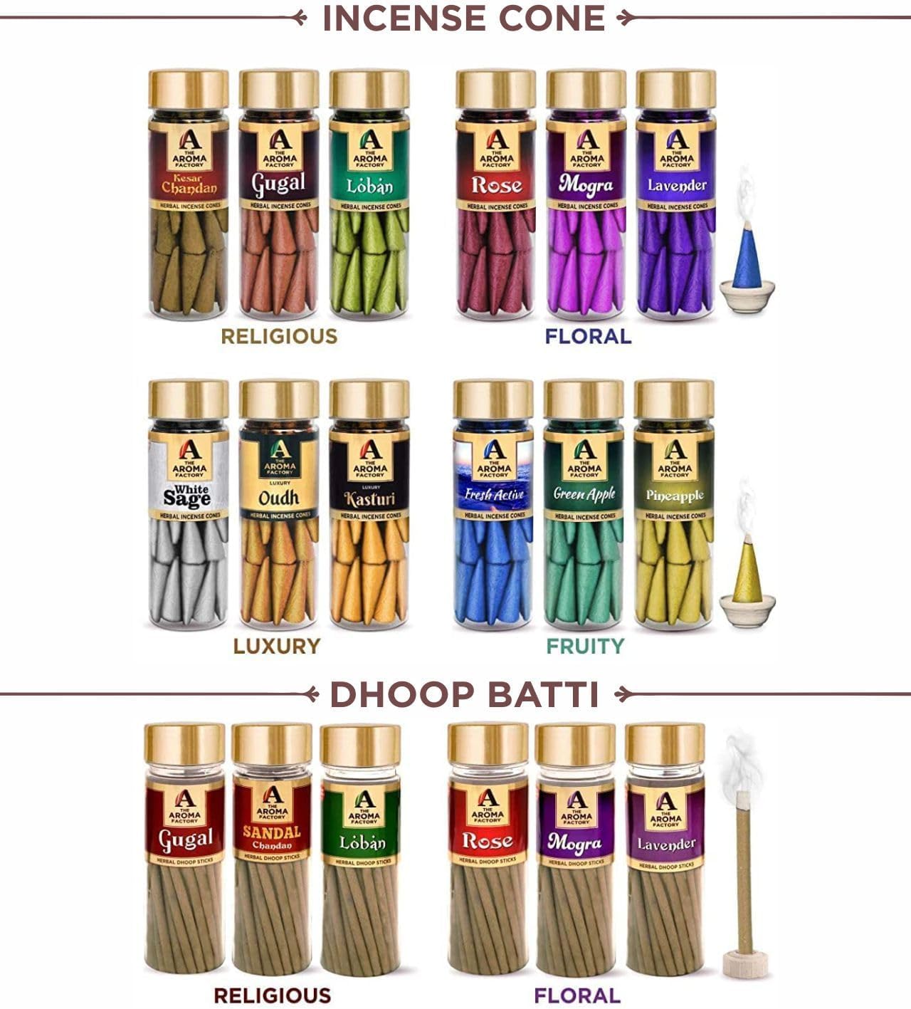 The Aroma Factory Evil Eye Nazar Kavach Incense Sticks