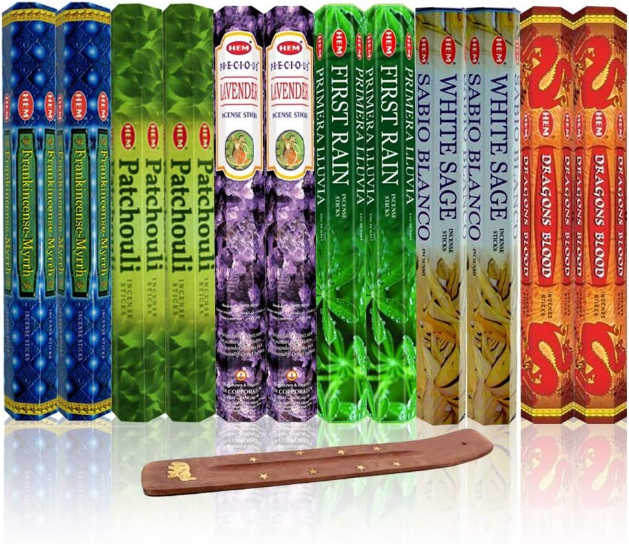 Toms Incense - 6 Popular Scents 240 Total Sticks