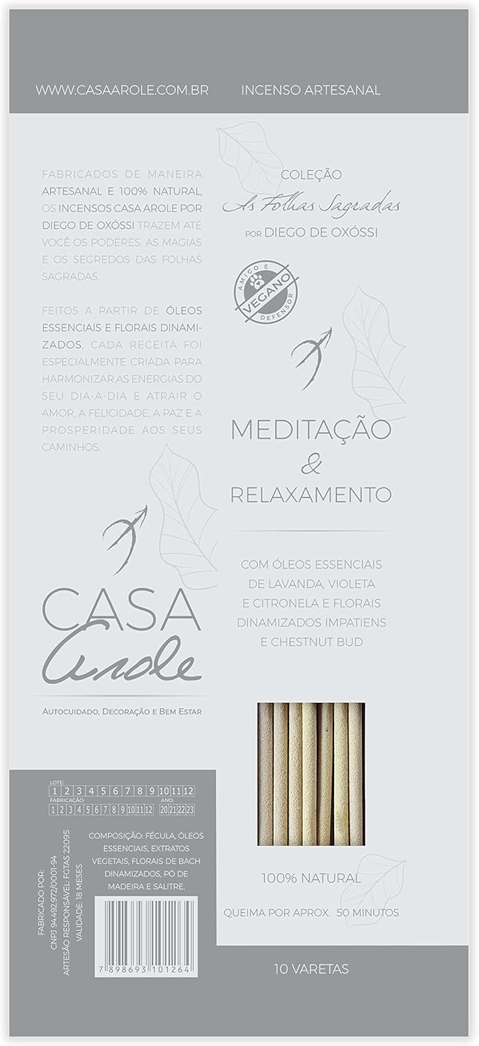 Sacred Leaves Incense by Diego de Oxssi