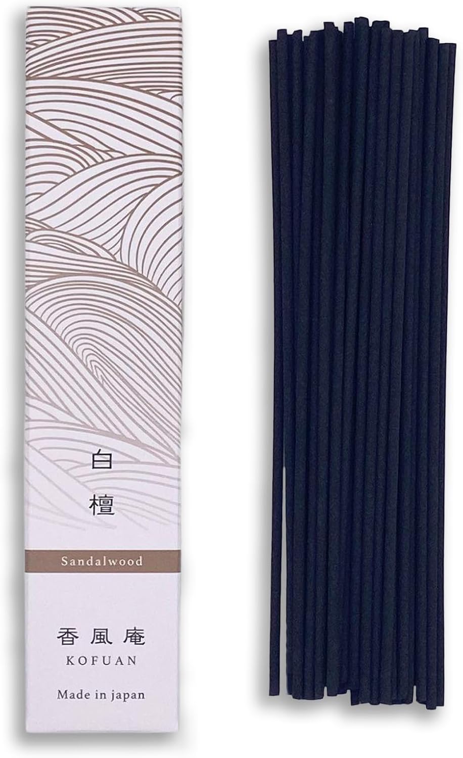 Kofuan Japanese Incense Sticks Sandalwood 40 Sticks Meditation Relaxation Stress Relief