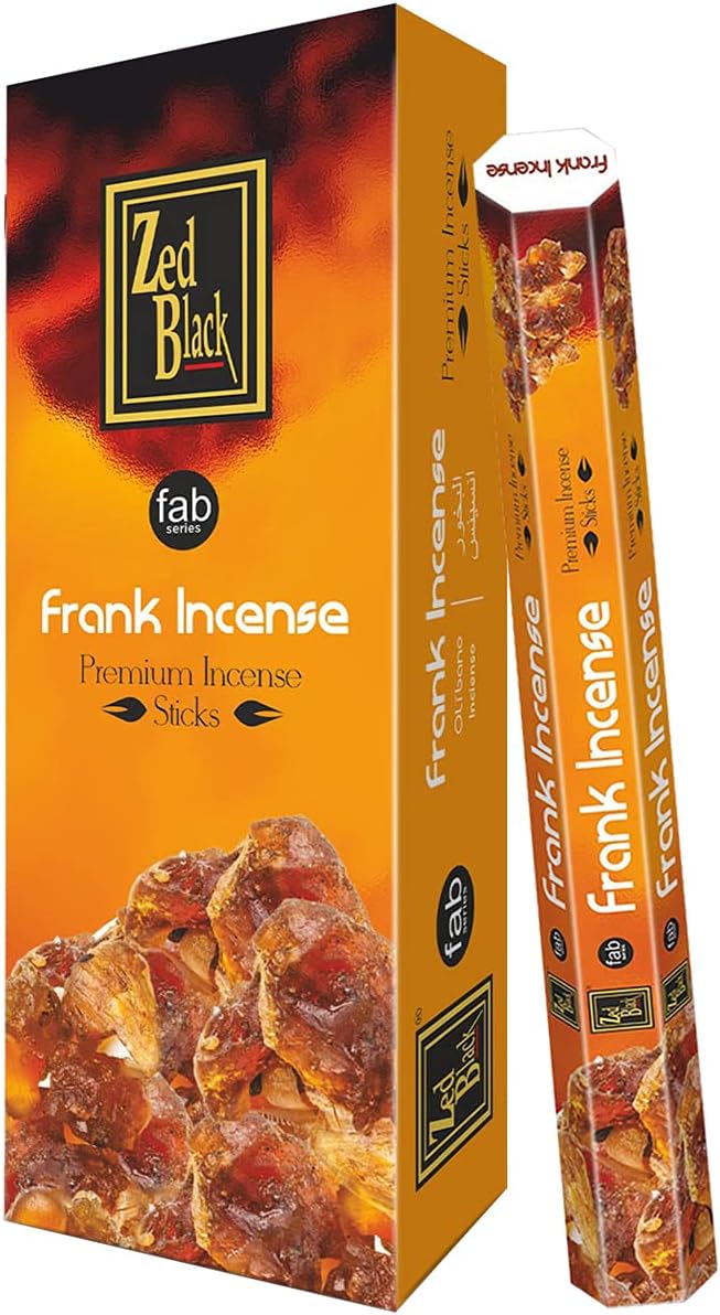 ZED Black Frank Incense Sticks 120 Pack