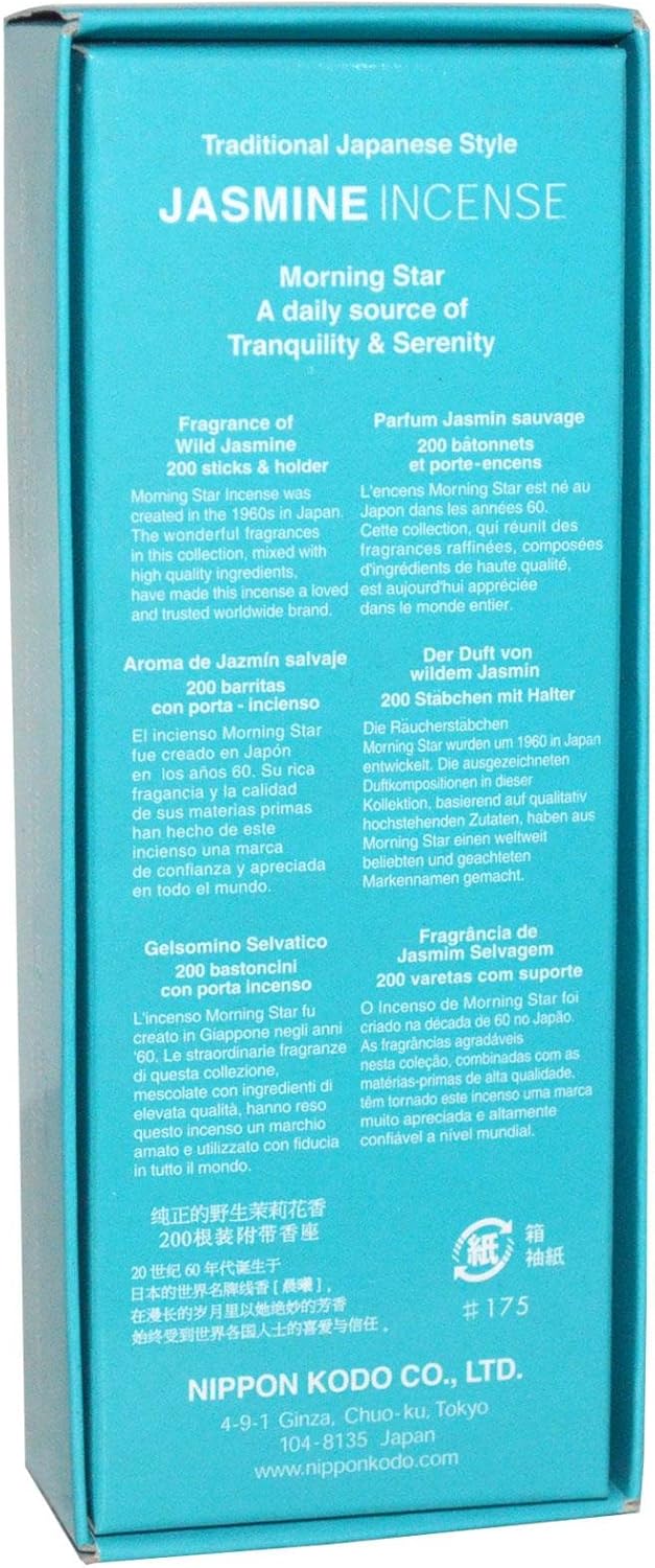 Morning Star Jasmin Incense Sticks 200 Count