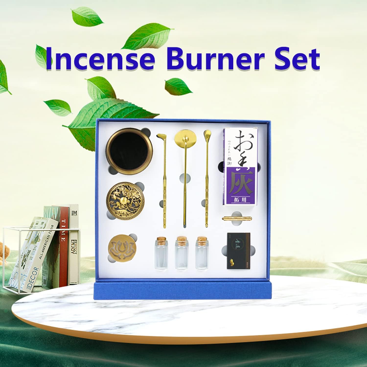 11-Piece Incense Burner Kit for Crafting and Display