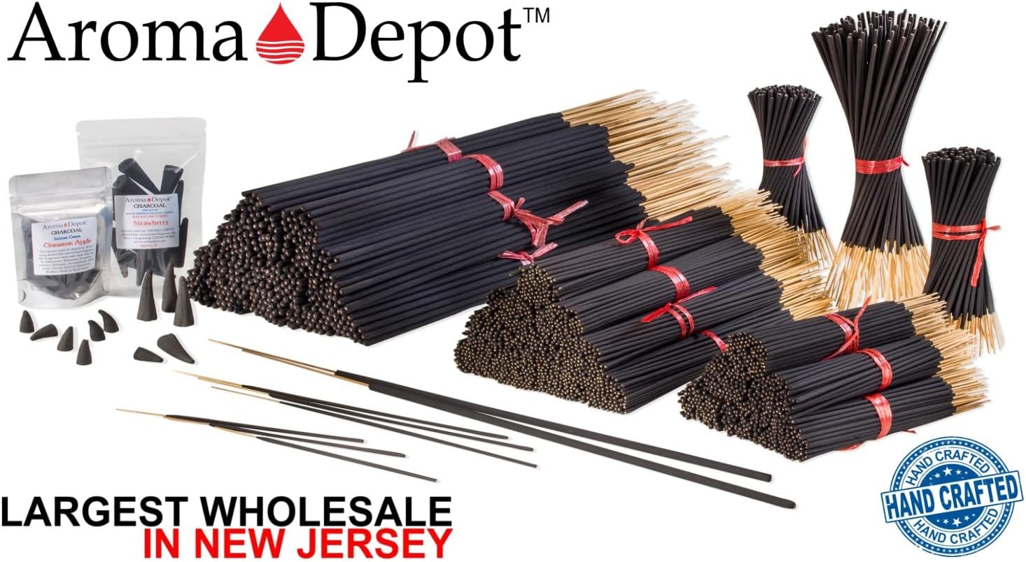 Aroma Depot 2 Inch Lavender Charcoal Incense Cones 45-50 Pack