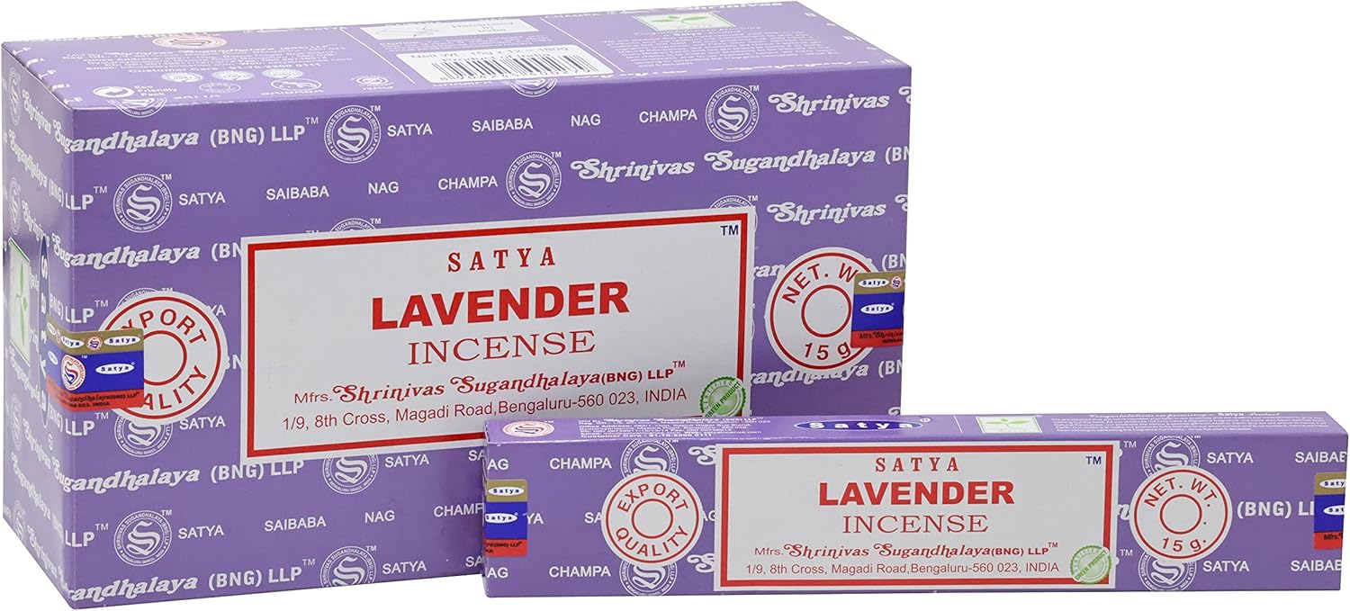 EARTH Satya Lavender Incense Sticks Pack of 12