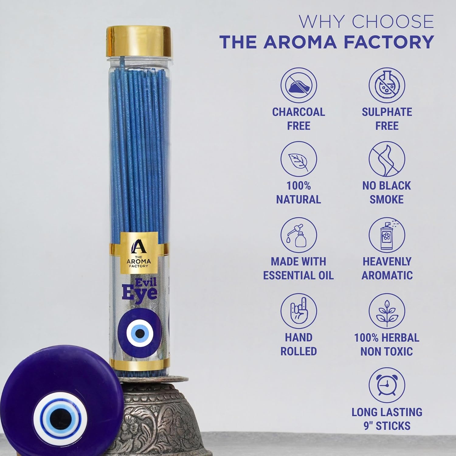 The Aroma Factory Evil Eye Nazar Kavach Incense Sticks