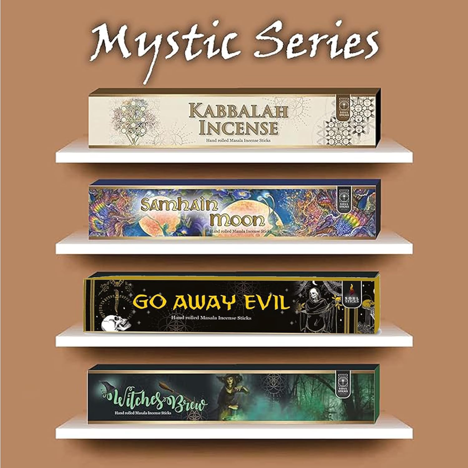 Soul Sticks 4 Pack Natural Incense Sticks Variety