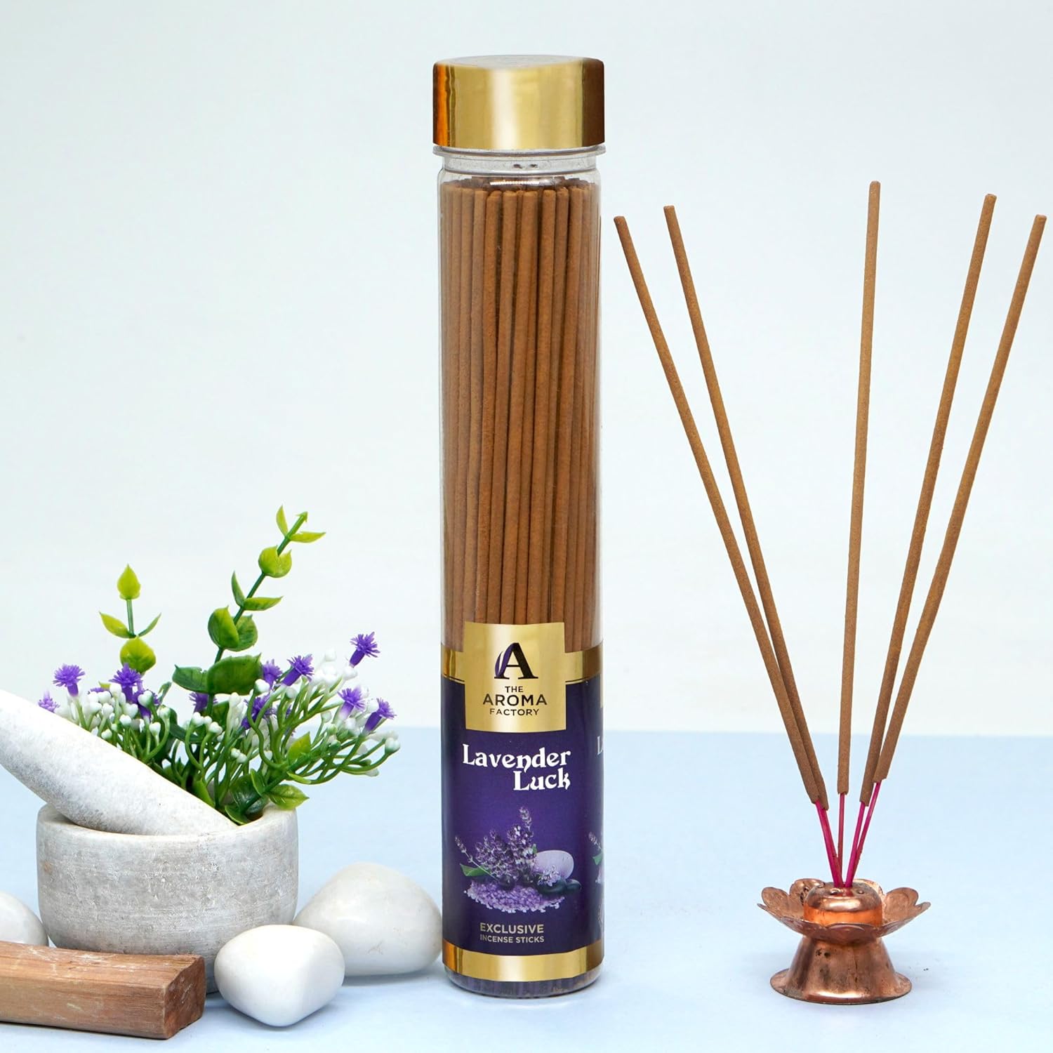 The Aroma Factory Lavender Incense Sticks for Pooja