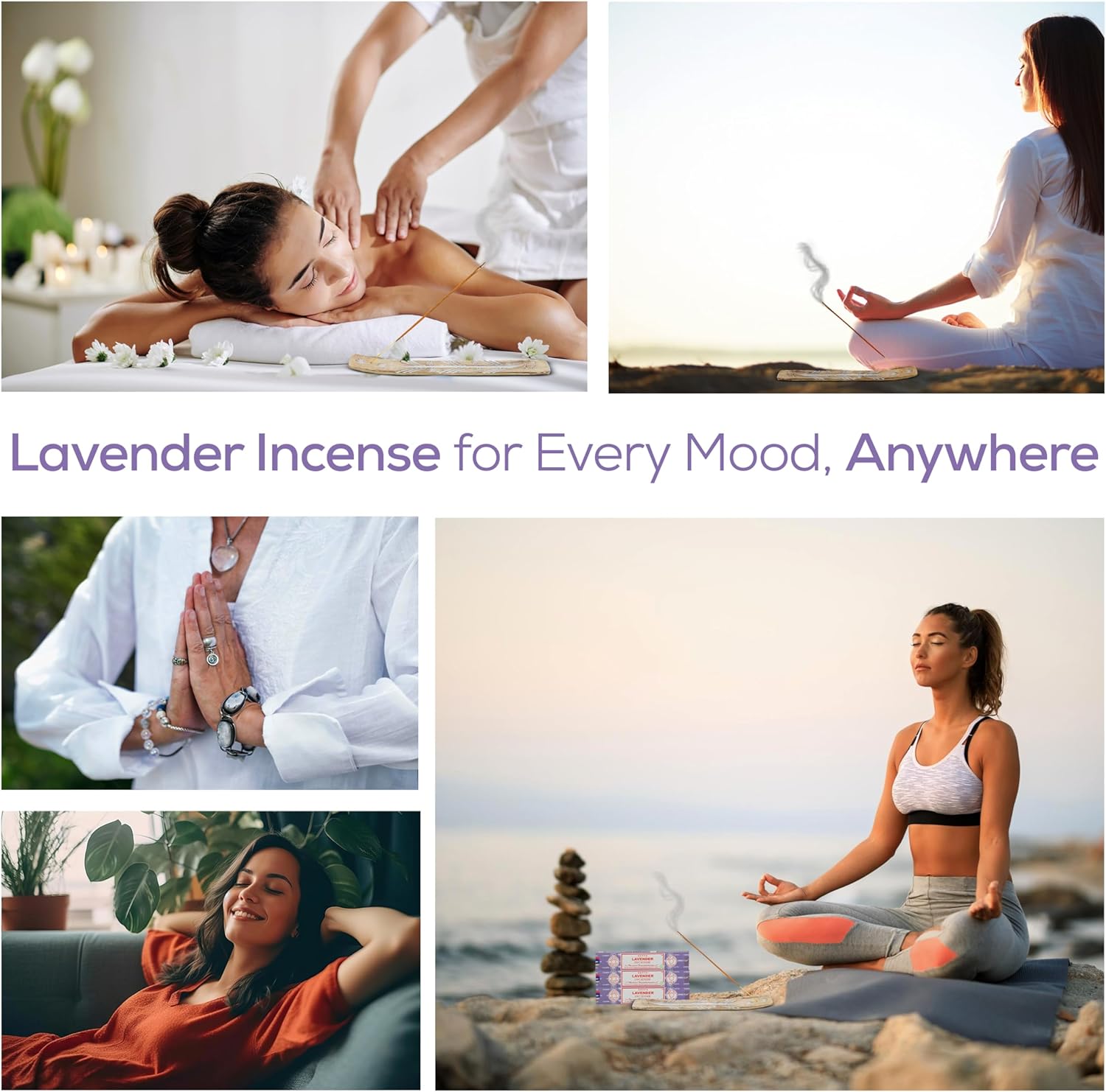 Raajsee Satya Lavender Incense Sticks 45 GMS Bundle