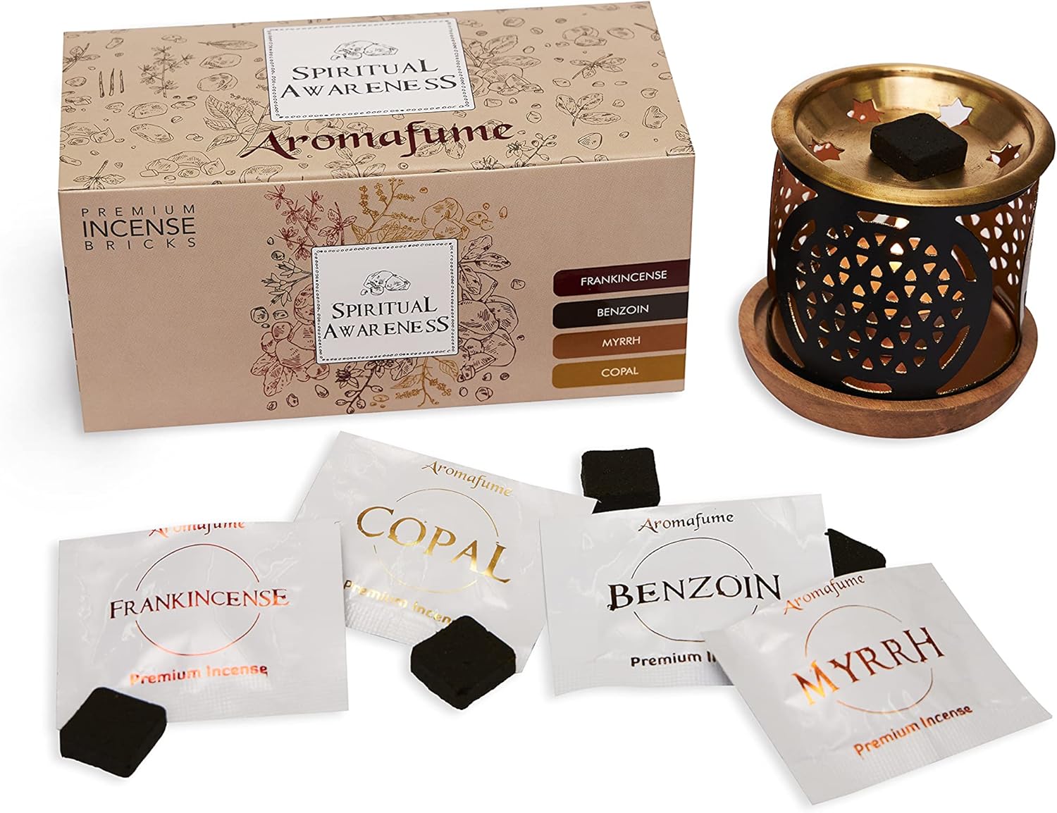 Aromafume Spiritual Awareness Incense Brick Set
