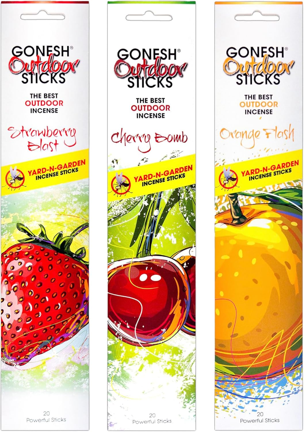 Gonesh Outdoor Incense Sticks Variety Pack