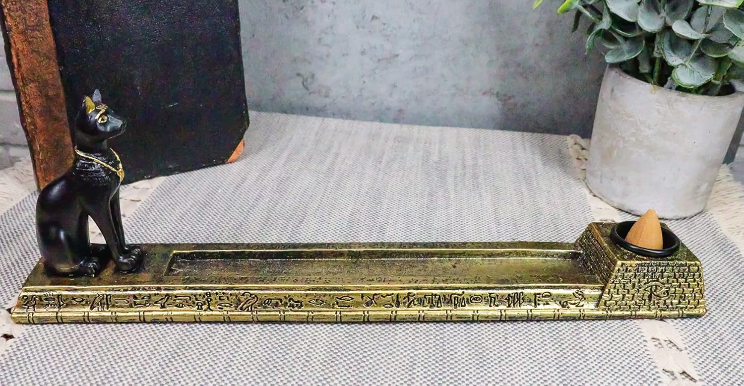 Ebros Gift Bastet Goddess Incense Holder Sculpture