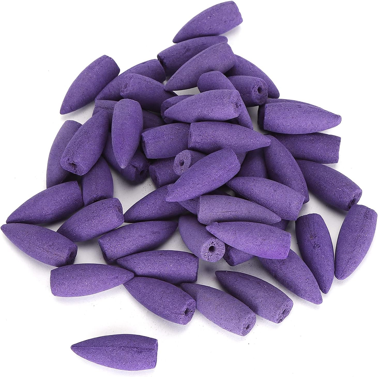 Zerodis 50Pcs Lavender Backflow Incense Cones