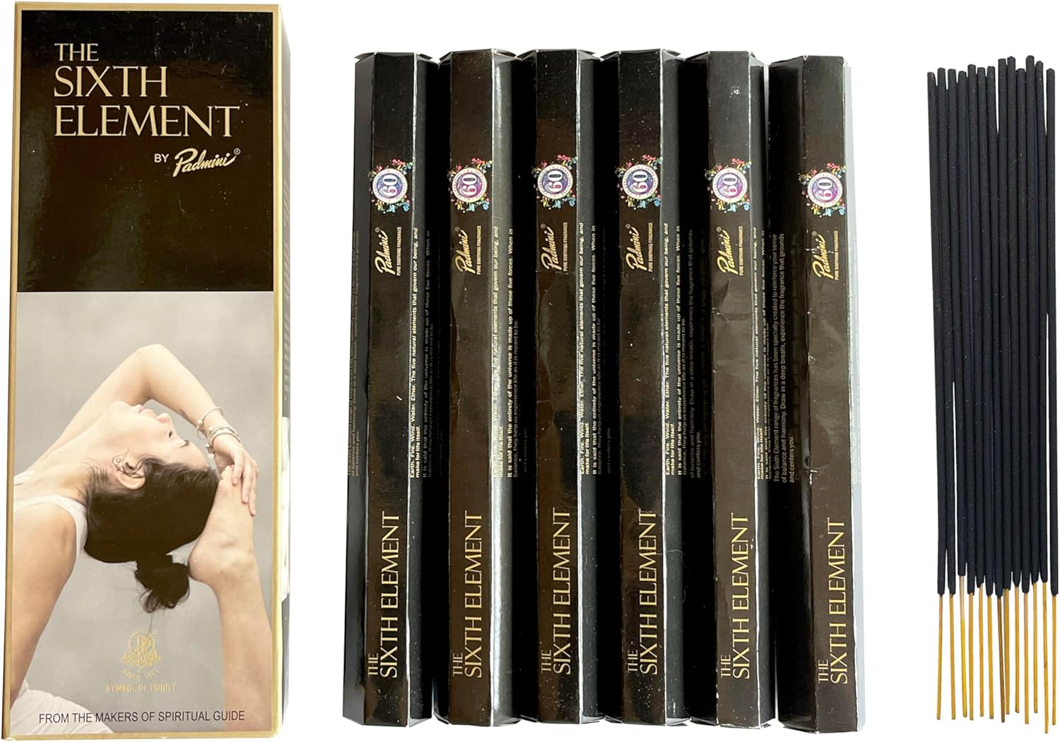 Sixth Element Spicy Lavender Incense Sticks 105 Total