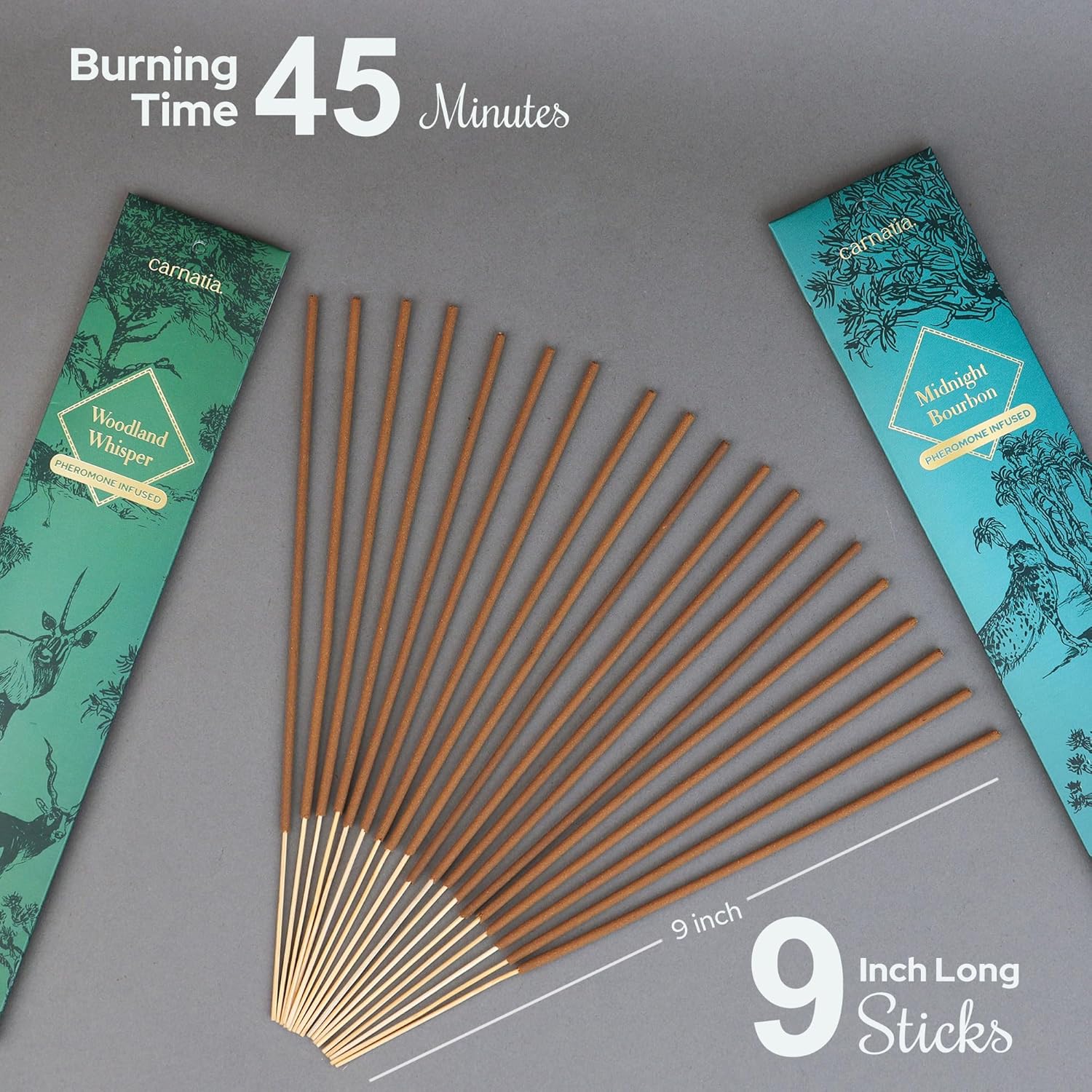 Carnatia Man Cave Incense Set - 2 Pheromone-Infused Scents