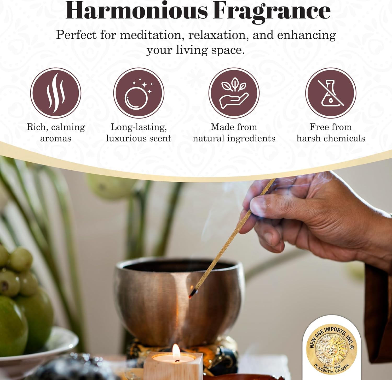 Premium Sandalwood Nag Champa Incense Sticks 90-100 pcs Pack