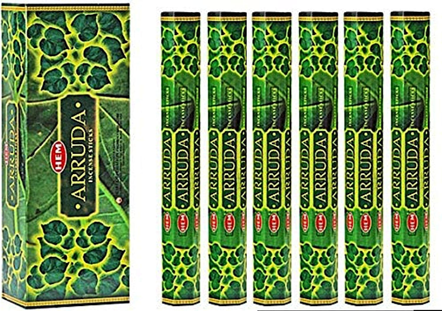 HEM Arruda Incense Sticks 120 Total 6 Boxes 9 Inches Long