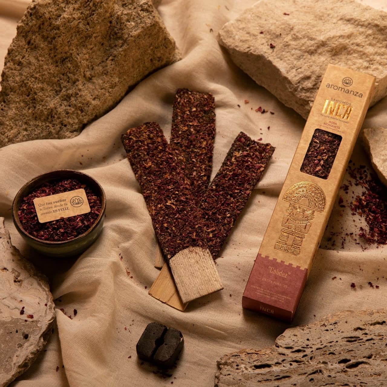 Premium Inca Incense Organic Handcrafted 3 Units