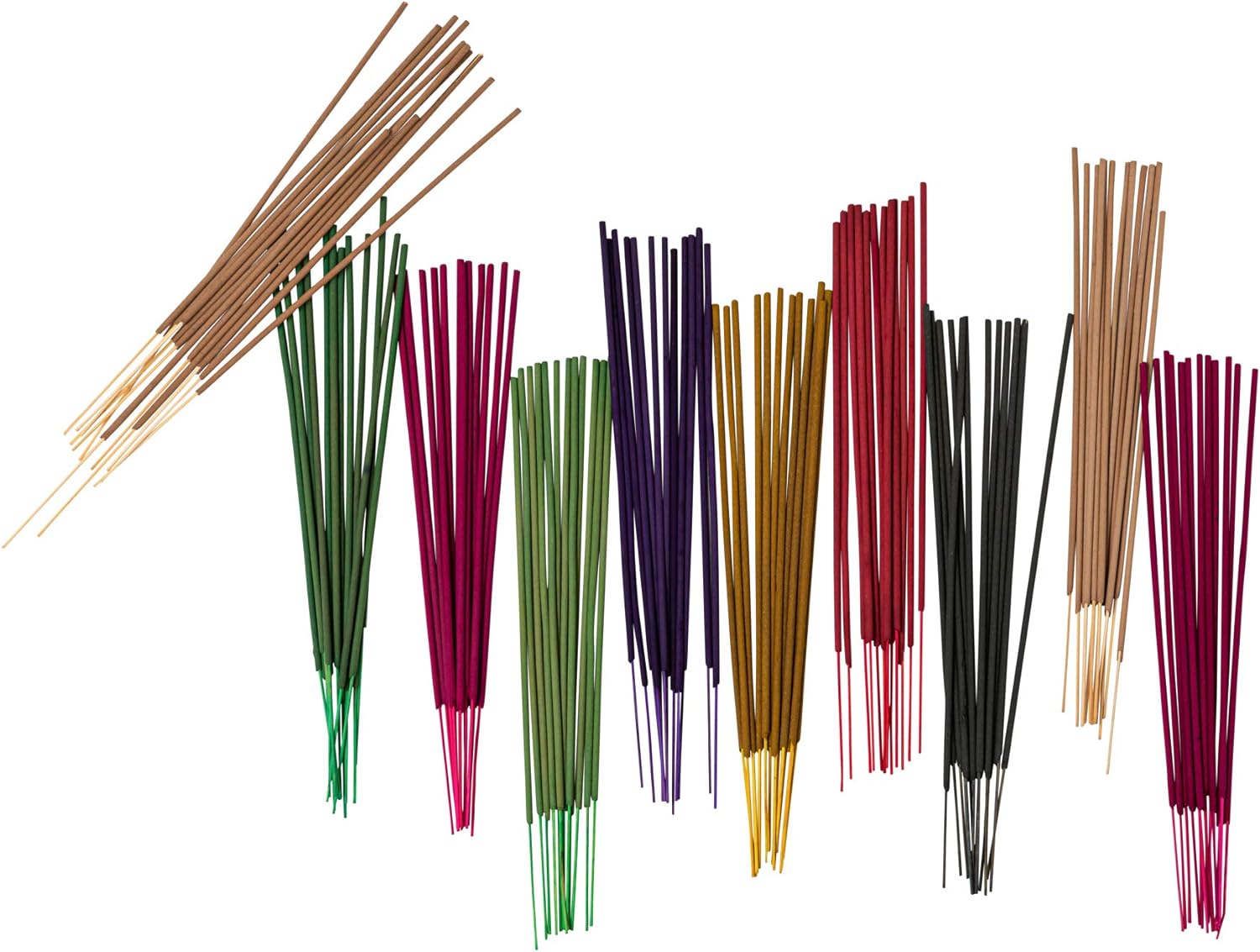 Odor Eliminator Incense Sticks Variety Pack - 120 Natural Aromatic Sticks