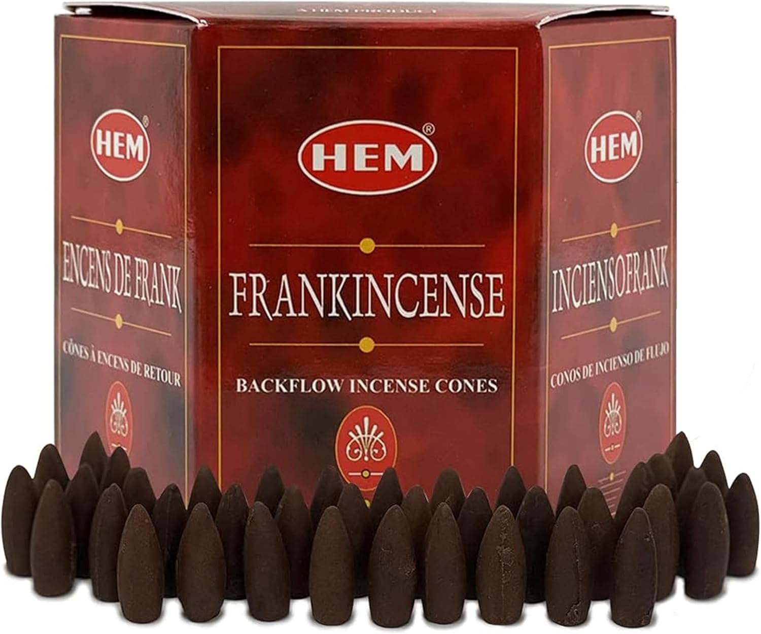 Frankincense Backflow Incense Cones for Aromatic Smoke Fountain