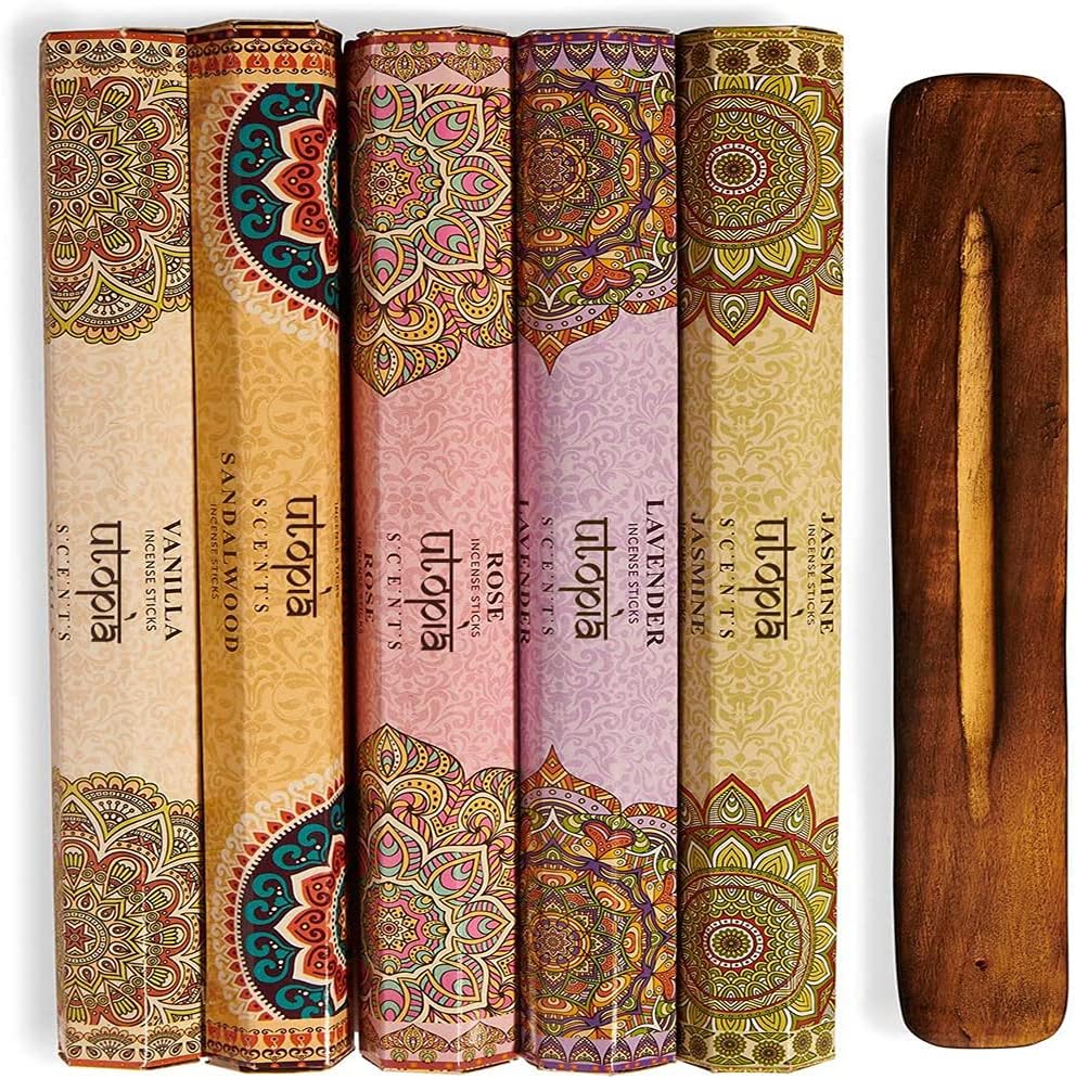 Utopia Scents Premium Incense Sticks Gift Pack 75 Sticks