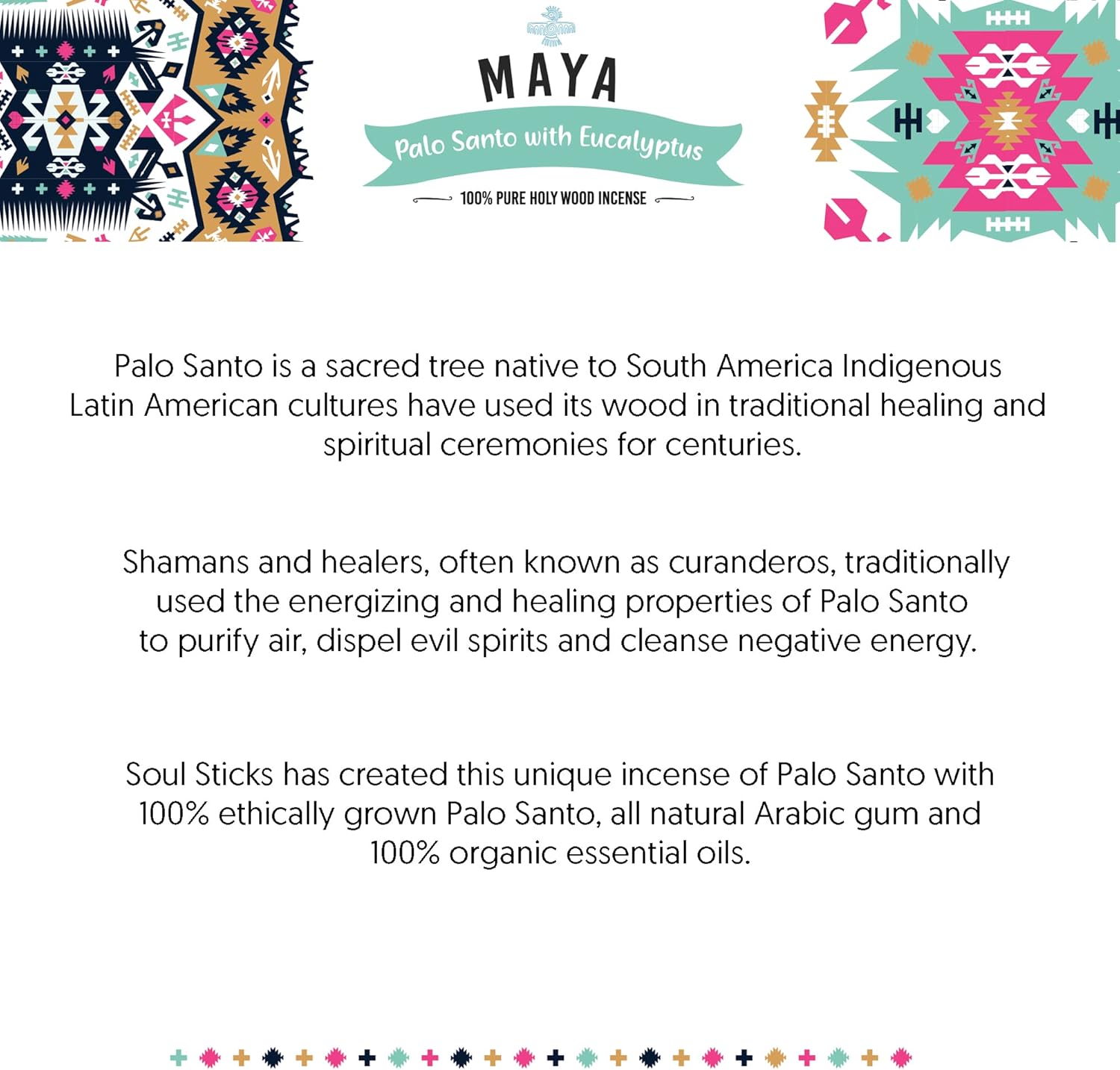 SOUL STICKS Palo Santo Incense Sticks 6 Pack