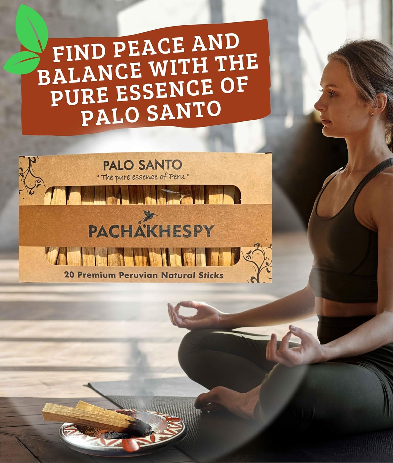 Pachakahespy Premium Palo Santo Sticks 20 Pack